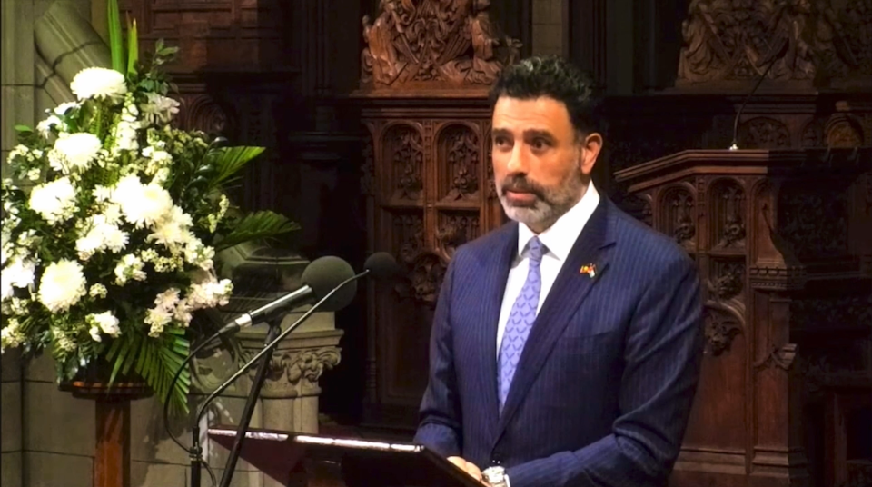 Nasser speaks at the 13th annual UN International Day of Peace Brisbane Lecture