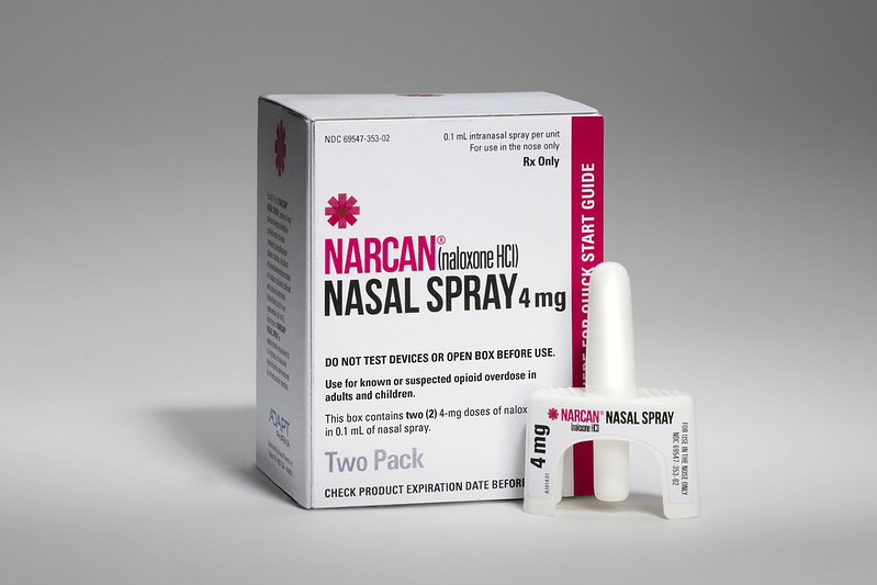 Image of Narcan also known as Naloxone.