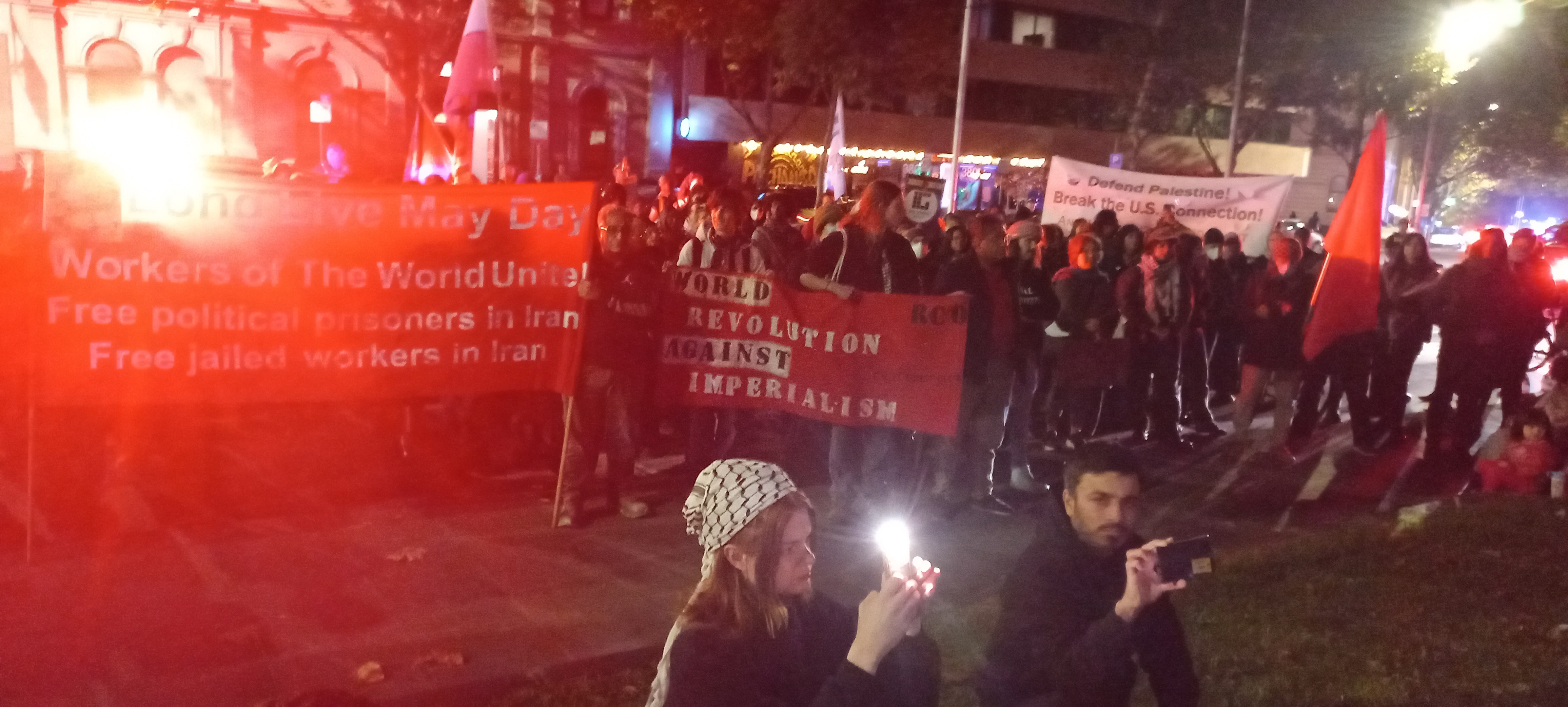 Anti Imperialist Rally @ 8 hour Monument Melb, May 1 2024