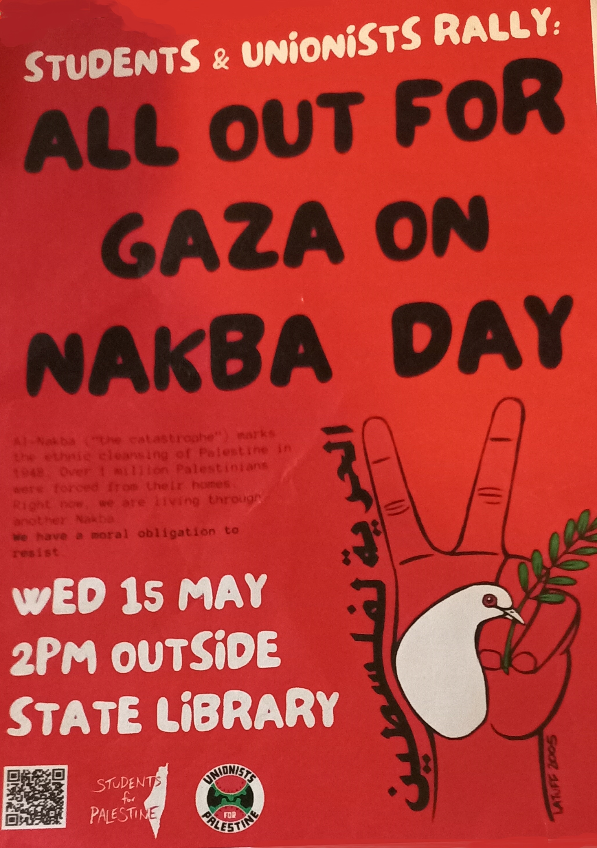 All Out for Nakba Day 2024 - May 15th 2pm