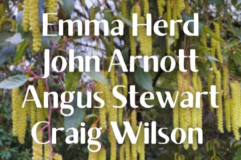 4 August, Emma Herd joined by John Arnott, Angus Stewart and Craig Wilson