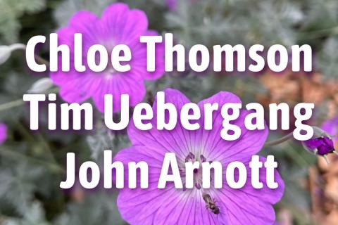 8 December, Chloe Thomson joined by Tim Uebergang and John Arnott