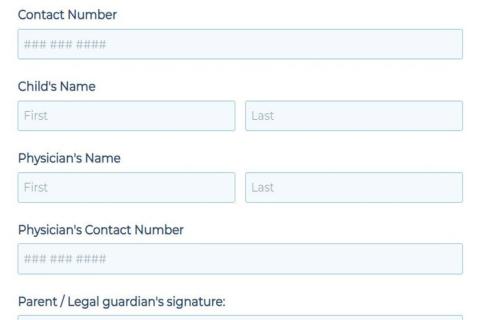 stock picutre of a generic data collection form