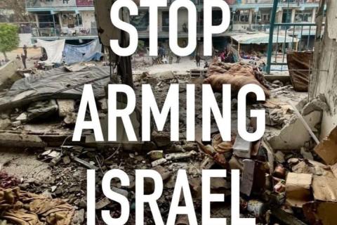 Image credit: ‘Stop Arming Israel’ by Mosab Abu Toha