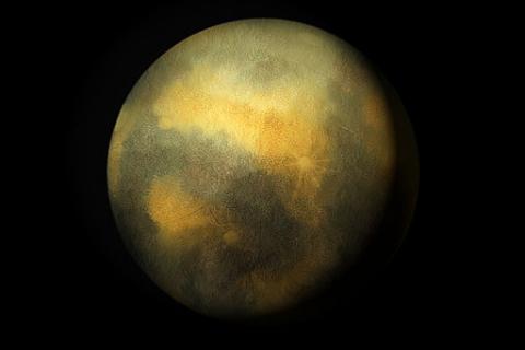 Artists impression of Pluto