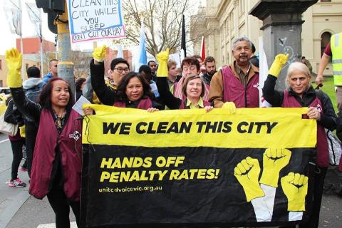 Melbourne call for Justice for Cleaners Rally photo Liz Ross 2015-6-15