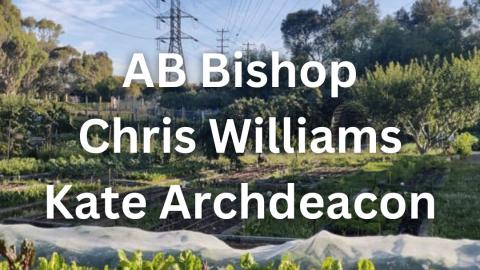 21 July, AB Bishop joined by Chris Williams and Kate Archdeacon