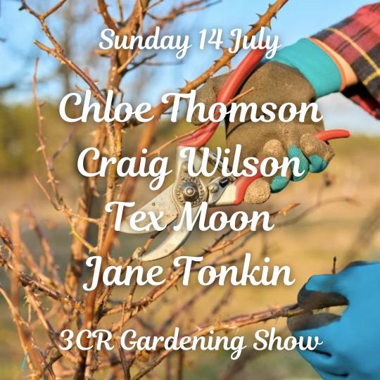 cover of episode 14 July, Chloe Thomson joined by Tex Moon and Jane Tonkin