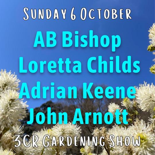 cover of episode 6 October, AB Bishop joined by Loretta Childs, Adrian Keene and John Arnott