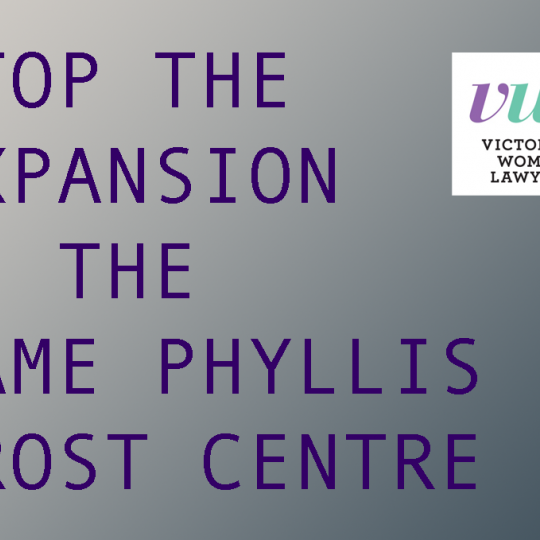 cover of episode Stop the Expansion of the Dame Phyllis Frost Centre