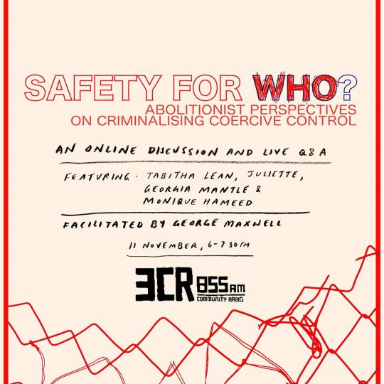 cover of episode Safety for Who?: Abolitionist perspectives on criminalising coercive control